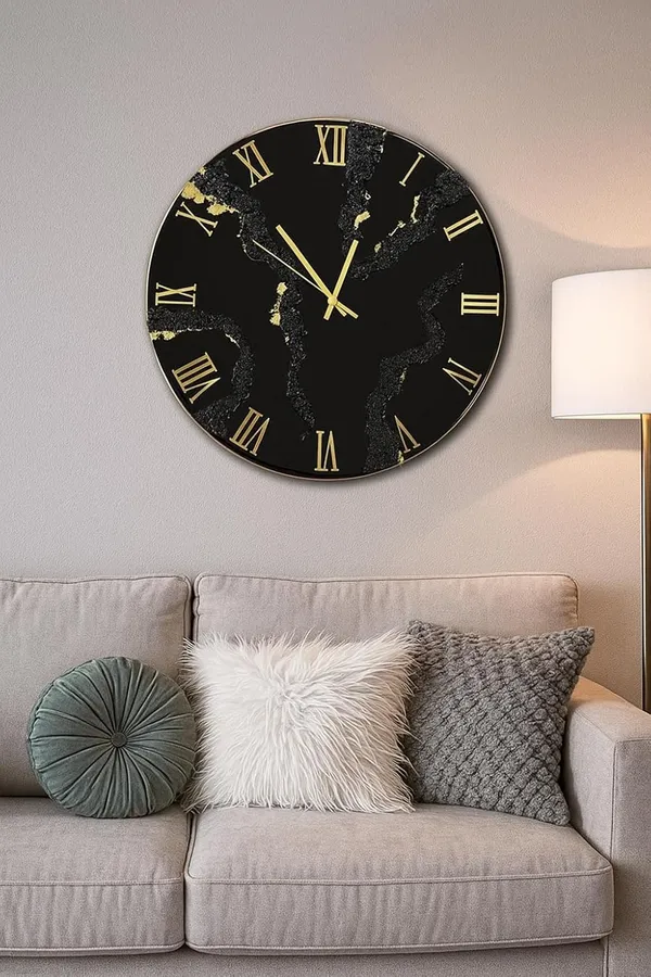 Polyresin_Rustic_Wooden_Look_Round_Wall_Clock_for_Home_Decor