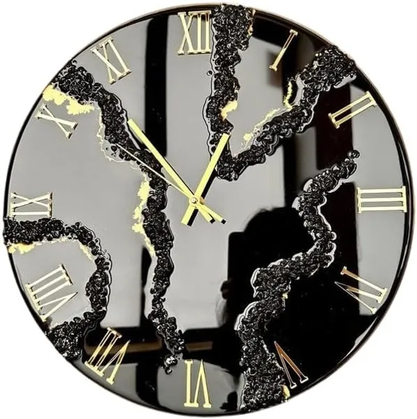 Polyresin_Rustic_Wooden_Look_Round_Wall_Clock_for_Home_Decor