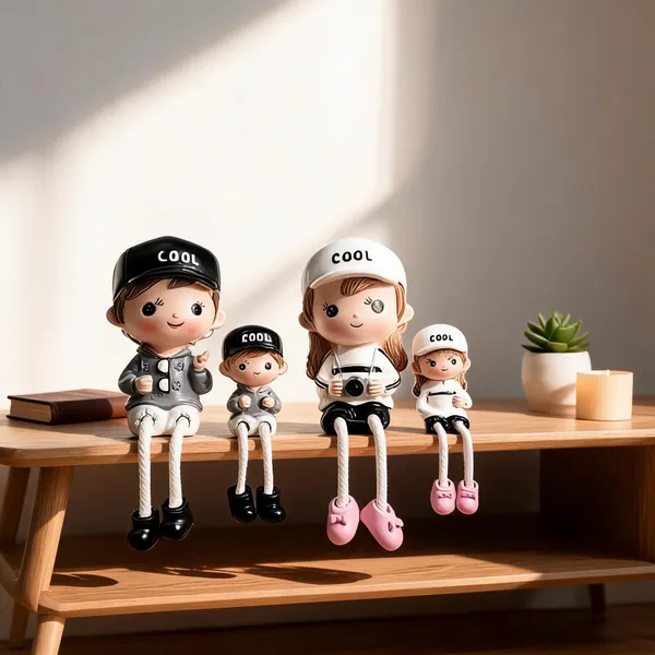 Polyresin_Doll_Style_Couple_Showpiece_Set_Of_4