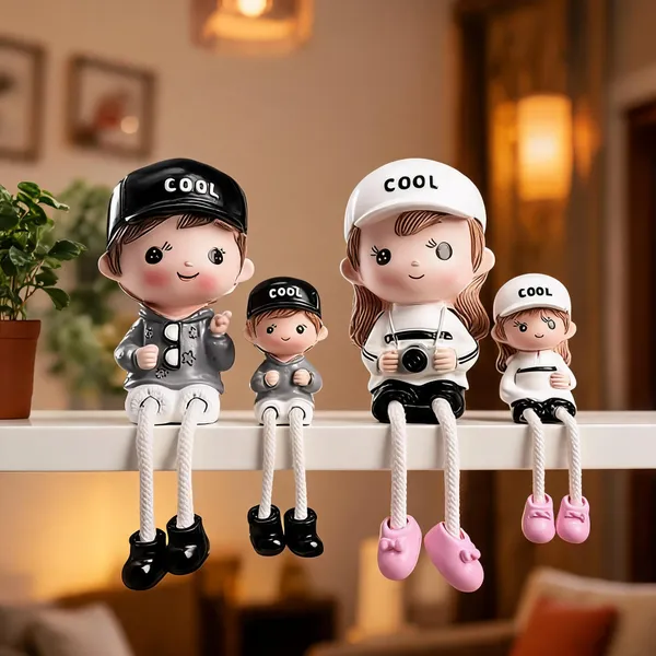 Polyresin_Doll_Style_Couple_Showpiece_Set_Of_4