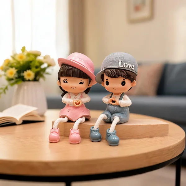 Polyresin_Seated_Heart_Symbol_Couple_Showpiece