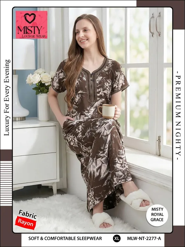 Brown_Rayon_Relaxed_Fit_Night_Suit_For_Women