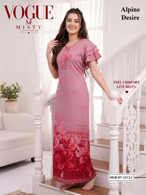 Pink_Alpine_Maxi_Nighty_For_Women
