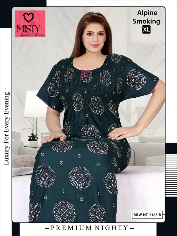 Black_Alpine_Relaxed_Fit_Nightdress_For_Women