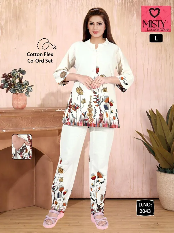White_Khadi_Co-Ord_Set_For_Women