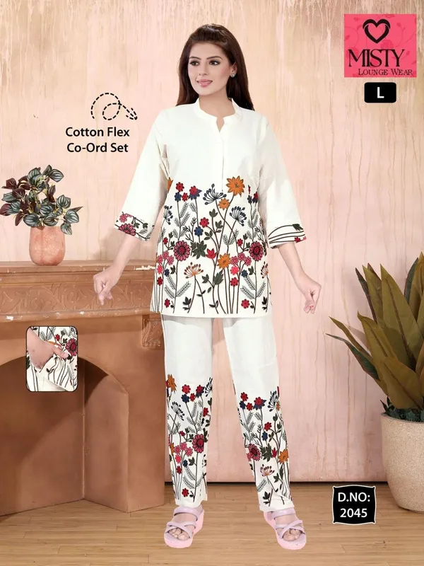White_Khadi_Co-Ord_Set_For_Women