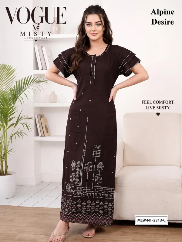 Brown_Alpine_Relaxed_Fit_Nighty_For_Women