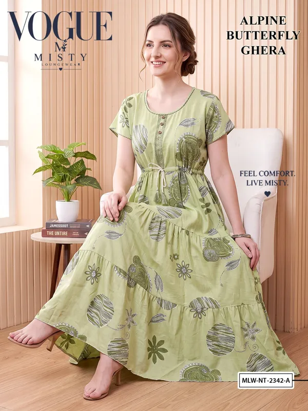 Green_Alpine_Tiered_Maxi_Dress_For_Women