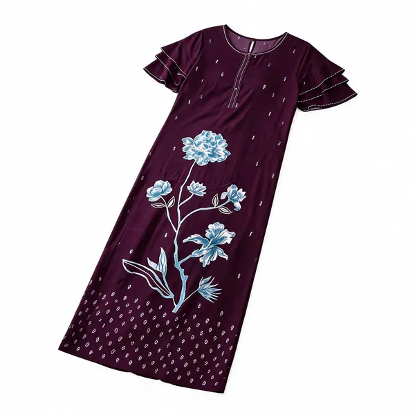 Wine_Alpine_Relaxed_Fit_Nighty_For_Women
