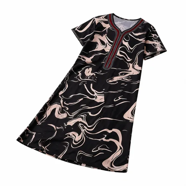 Black_Alpine_Relaxed_Fit_Nightdress_For_Women
