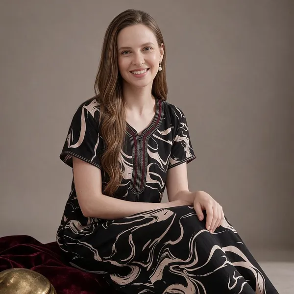 Black_Alpine_Relaxed_Fit_Nighty_For_Women