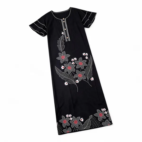 Black_Alpine_Maxi_Nighty_For_Women
