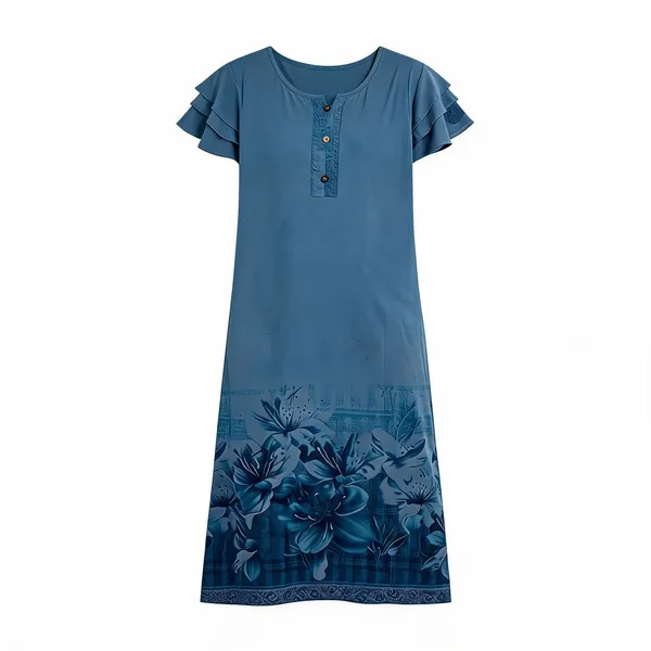 Ocean_Blue_Alpine_Relaxed_Fit_Nighty_For_Women