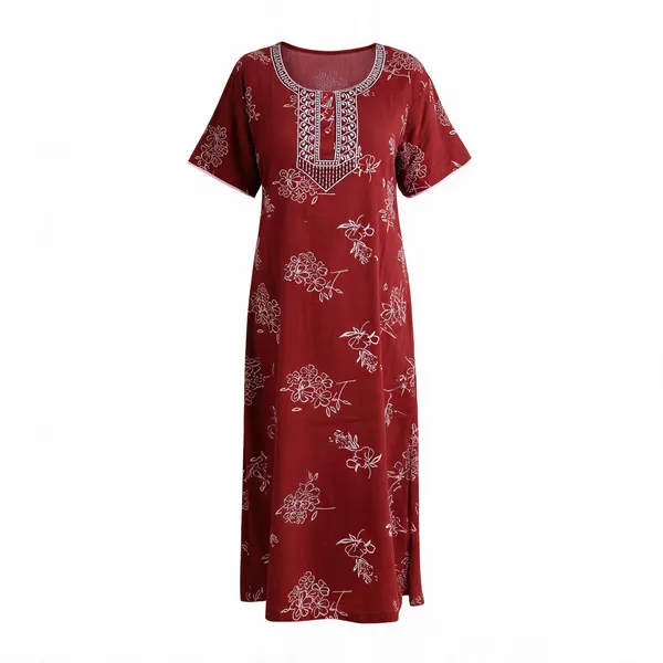 Maroon_Alpine_Floral_Night_Suit_For_Women