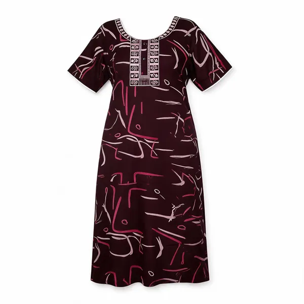 Berry_Wine_Alpine_Relaxed_Fit_Nighty_For_Women
