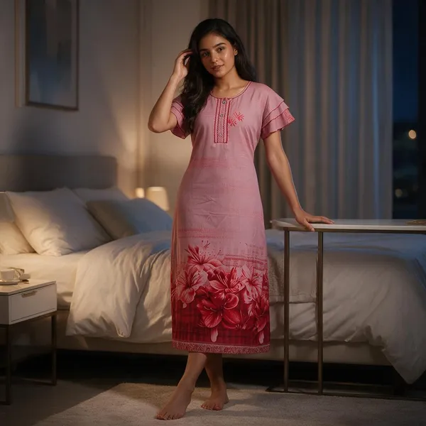 Pink_Alpine_Maxi_Nightdress_For_Women