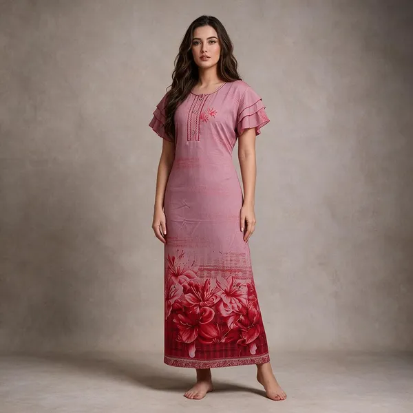 Pink_Alpine_Maxi_Nighty_For_Women