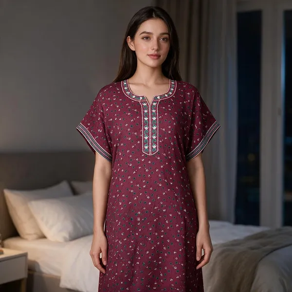 Maroon_Alpine_Relaxed_Fit_Nightdress_For_Women