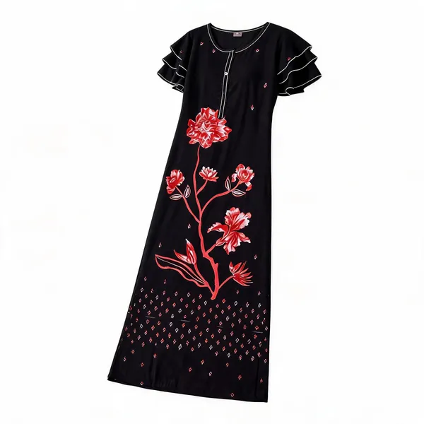Black_Alpine_Relaxed_Fit_Long_Nighty_For_Women