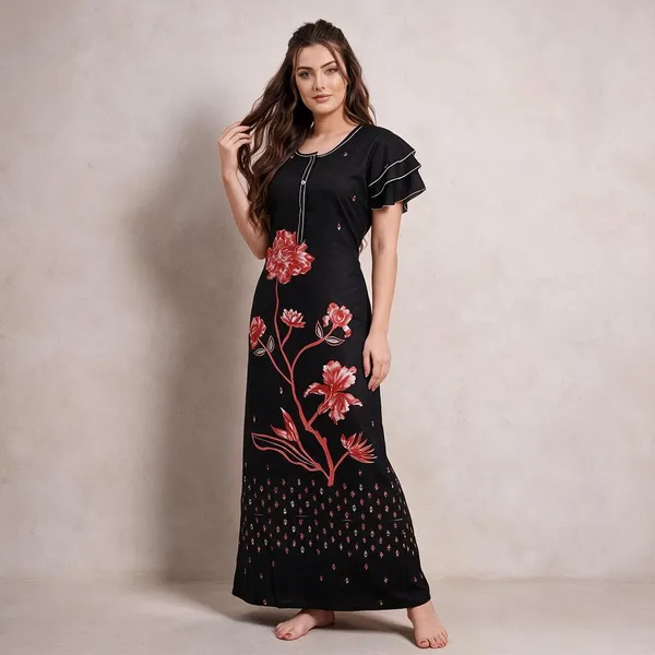 Black_Alpine_Relaxed_Fit_Long_Nighty_For_Women