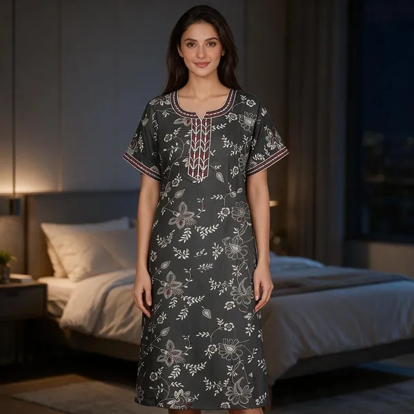 Grey_Alpine_Relaxed_Fit_Nightdress_For_Women