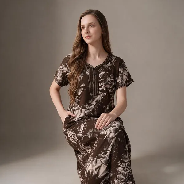 Brown_Rayon_Relaxed_Fit_Night_Suit_For_Women
