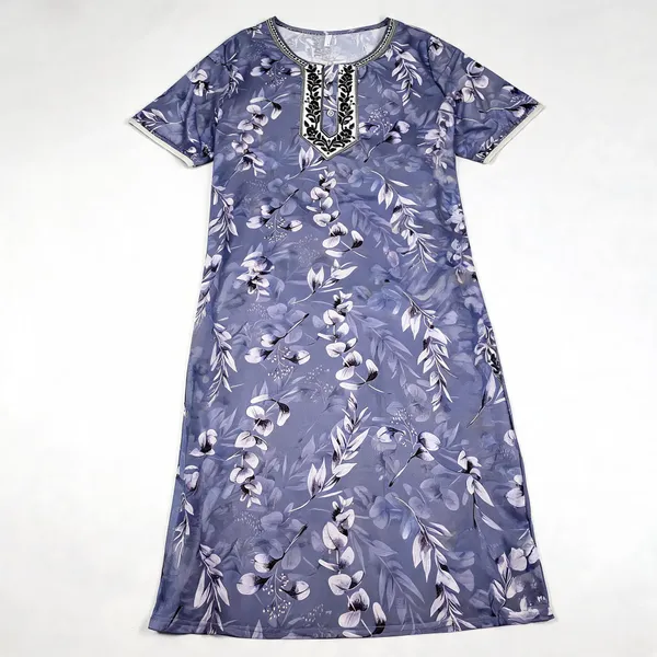 Purple_Alpine_Short_Sleeve_Nightdress_For_Women