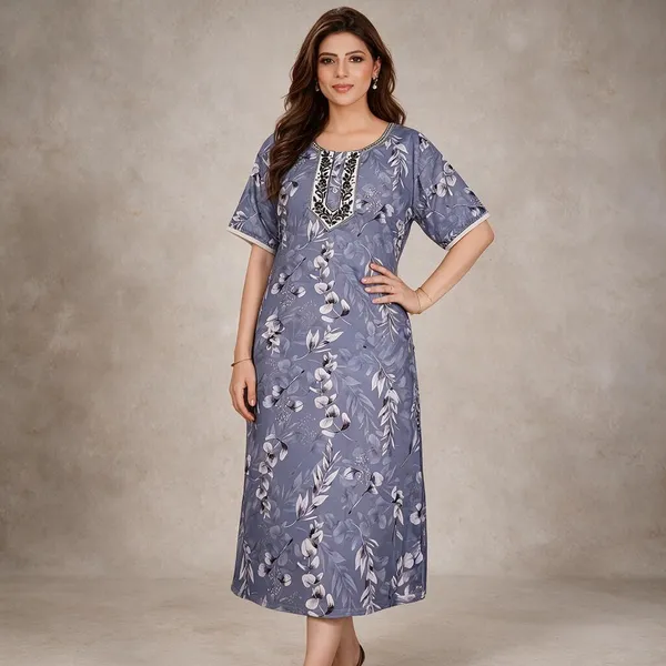 Purple_Alpine_Short_Sleeve_Nighty_For_Women