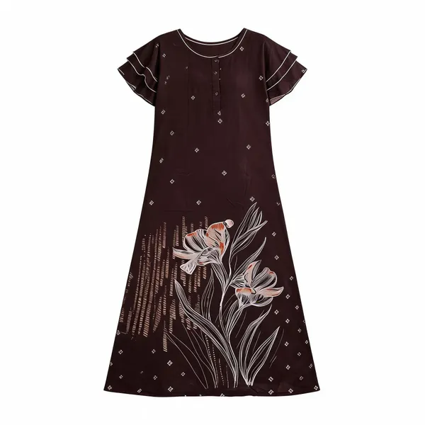 Black_Alpine_Relaxed_Fit_Long_Nightdress_For_Women