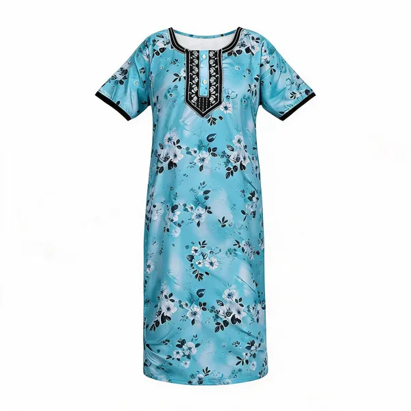 Blue_Polyester_Viscose_Relaxed_Fit_Nighty_For_Women