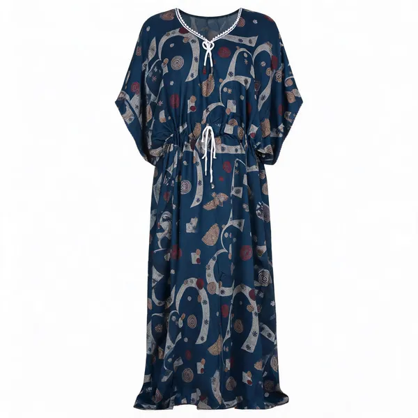 Blue_Alpine_Loose_Fit_Kaftan_Nightwear_For_Women