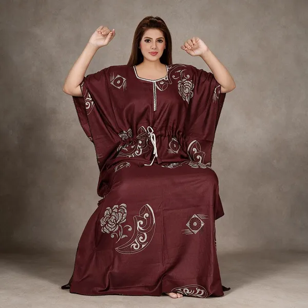 Maroon_Alpine_Relaxed_Caftan_Nighty_For_Women