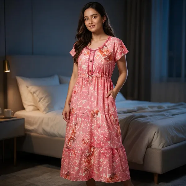 Coral_Pink_Alpine_Flared_Maxi_Dress_For_Women