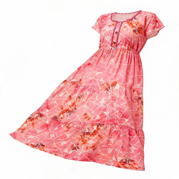 Coral_Pink_Alpine_Flared_Maxi_Dress_For_Women