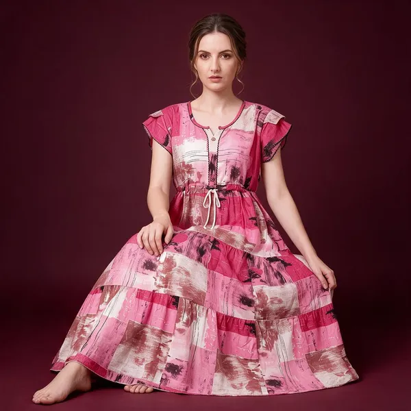 Pink_Pearl_Alpine_Flared_Nighty_For_Women