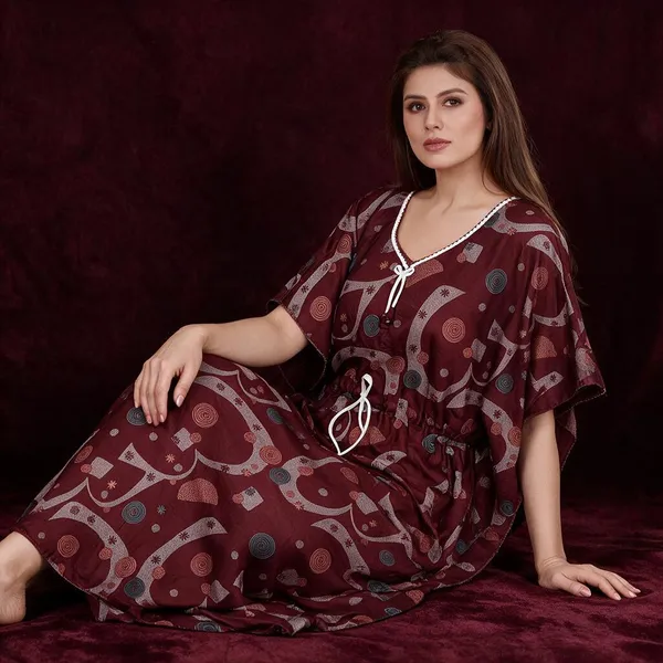 Maroon_Alpine_Relaxed_Caftan_Nighty_For_Women