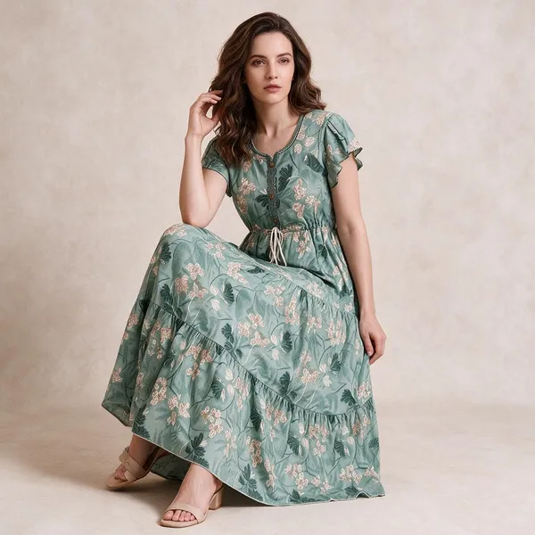 Green_Alpine_Flared_Maxi_Dress_For_Women