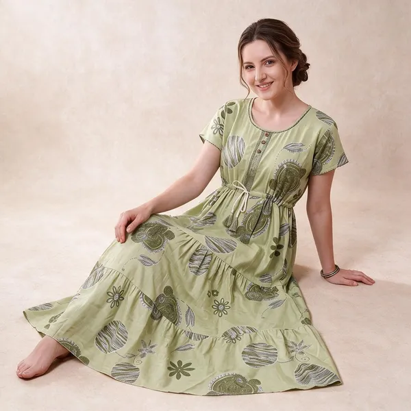 Green_Alpine_Tiered_Maxi_Dress_For_Women