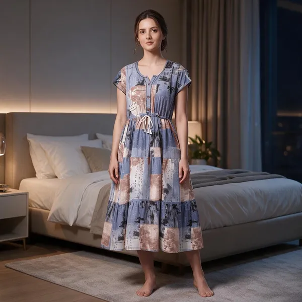 Blue_Alpine_Maxi_Nightdress_For_Women