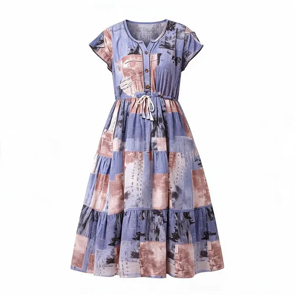 Blue_Alpine_Maxi_Nighty_For_Women