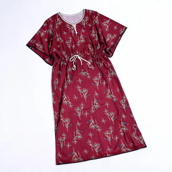 Maroon_Alpine_Relaxed_Fit_Caftan_Nighty_For_Women