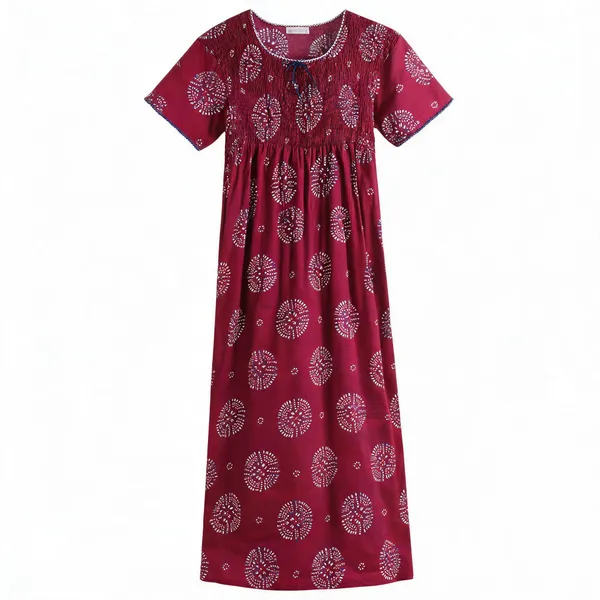 Burgundy_Beauty_Alpine_Relaxed_Fit_Nighty_For_Women