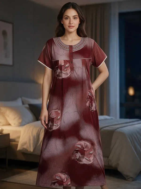 Misty_Maroon_Alpine_Relaxed_Fit_Nighty_For_Women