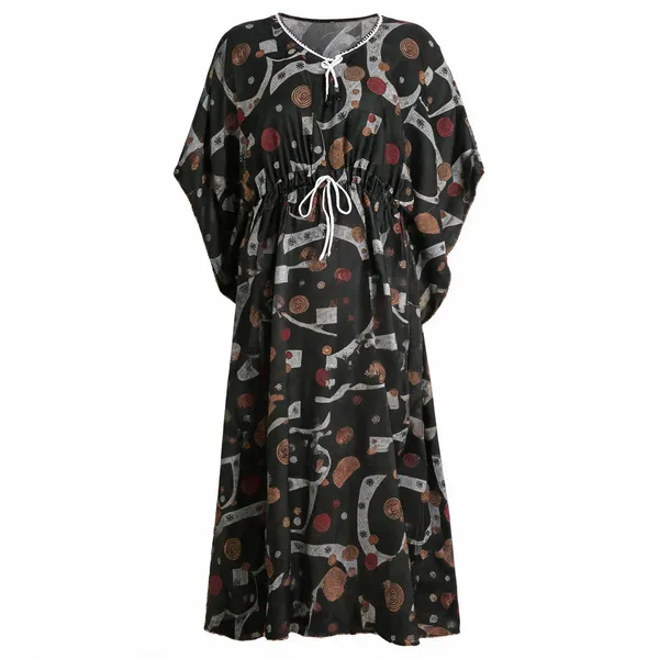Dark_Green_Alpine_Loose_Fit_Kaftan_For_Women
