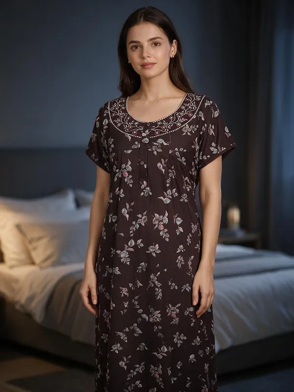 Brown_Alpine_Nighty_For_Women