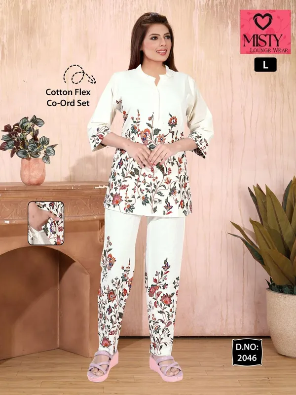 Cream_Khadi_Relaxed_Co-Ord_Lounge_Set_For_Women