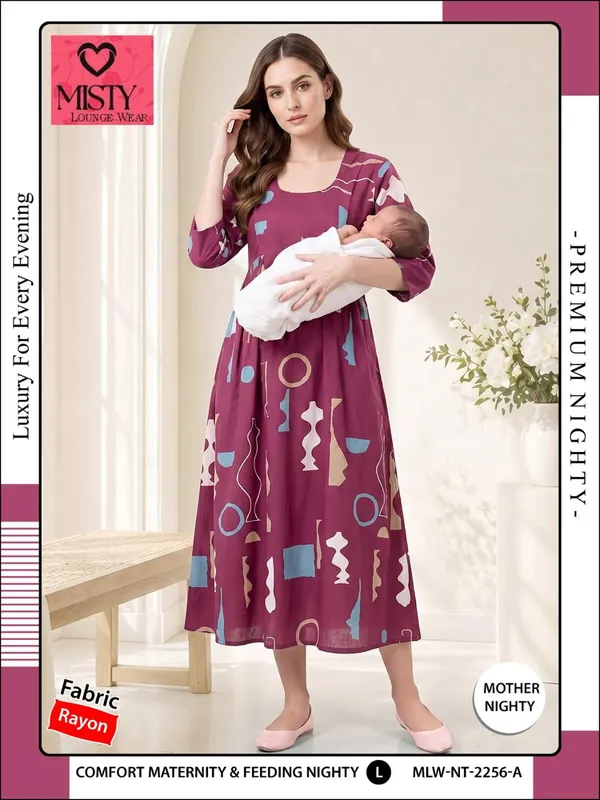 Berry_Bloom_Rayon_Feeding_Nighty_For_Women