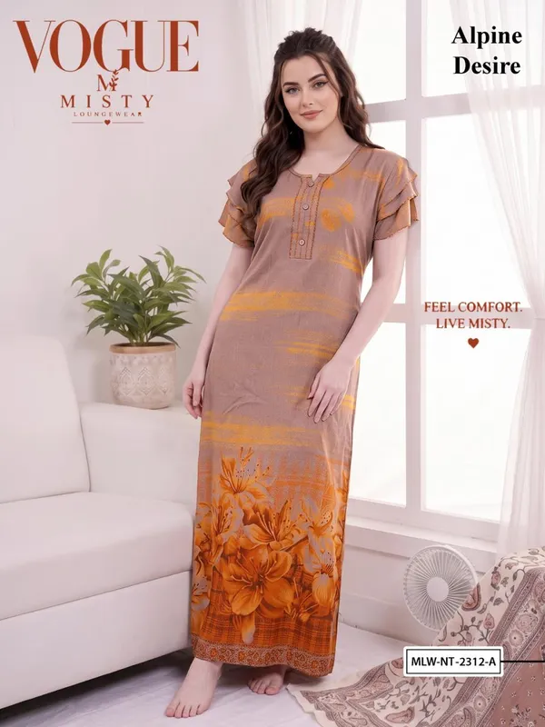 Brown_Alpine_Relaxed_Straight_Fit_Nightdress_For_Women