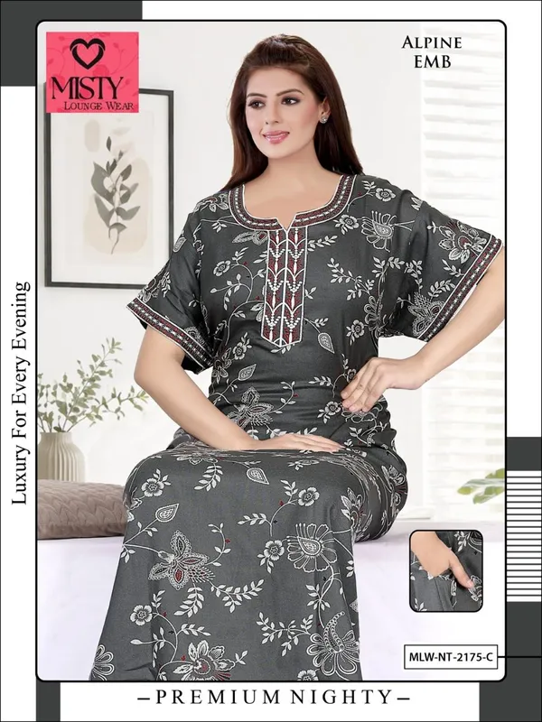 Grey_Alpine_Relaxed_Fit_Nightdress_For_Women