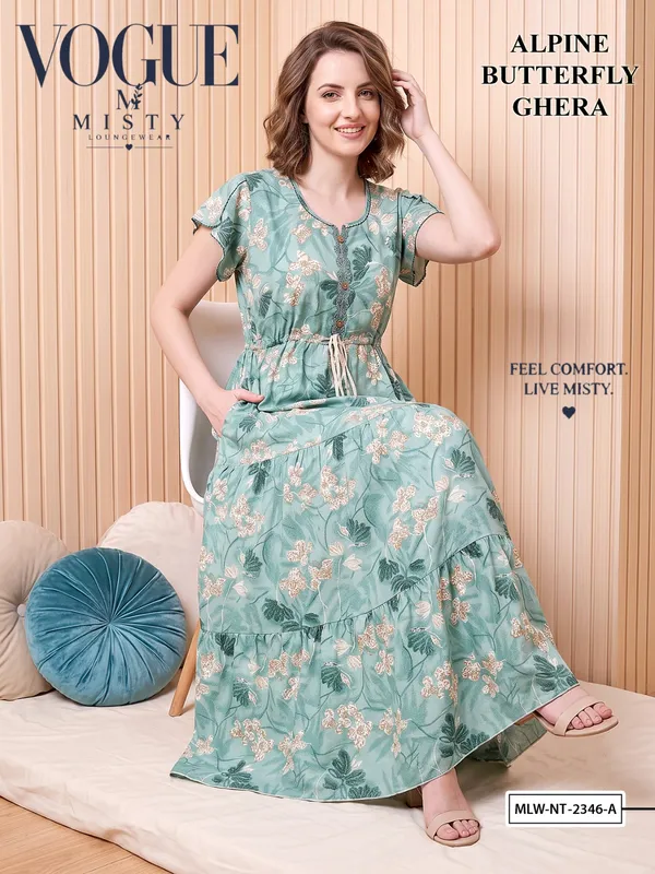 Green_Alpine_Flared_Maxi_Dress_For_Women